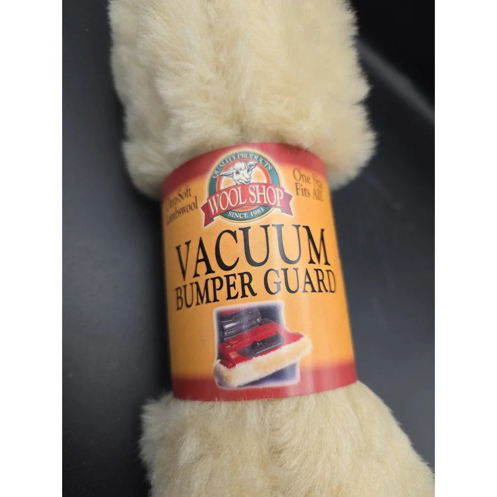 All Natural Lambswool Vacuum Cleaner Bumper Guard - Protects Furniture & Floors